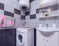 bathroom, sink, indoor, plumbing fixture, kitchen, tap, shower, bathtub, bathroom accessory